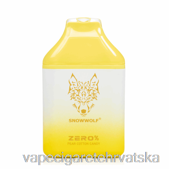 Vape Hrvatska Snowwolf Zero 5500 0% Bez Nikotina Jednokratna šećerna Vata Kruška